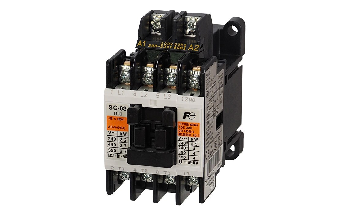 Contactor Fuji SC-03 220V 9A 4kW 1NO