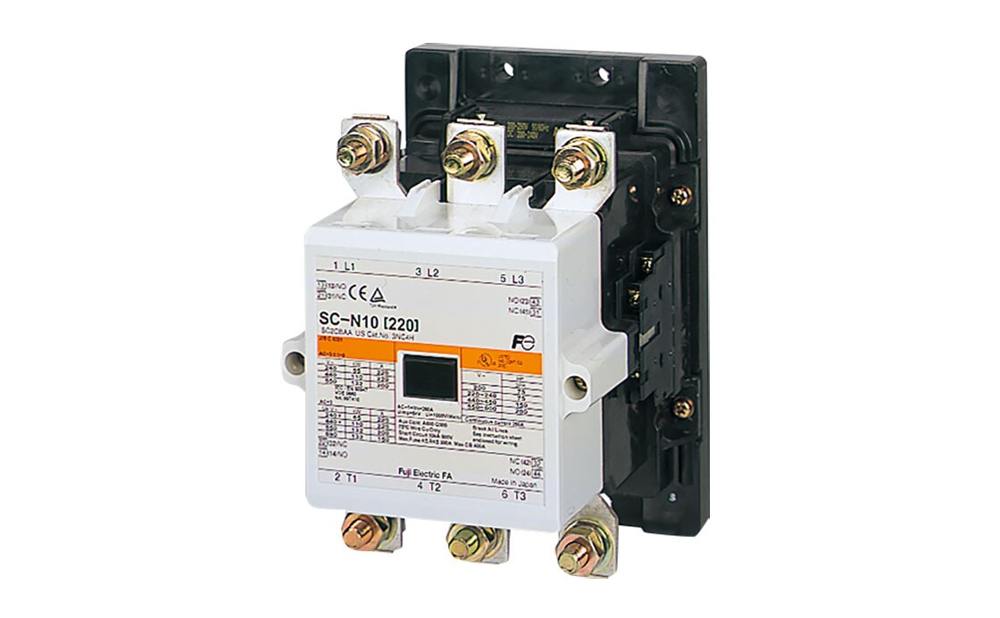Contactor Fuji SC-N10 220V 220A 110kW 2NO+2NC Contactor Fuji SC-N10 220V 220A 110kW 2NO+2NC