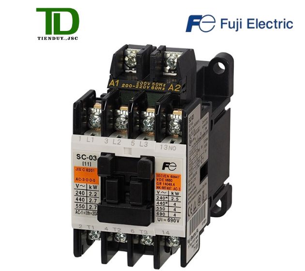 Contactor Fuji SC-03 110V 9A 4kW NO Contactor Fuji SC-03 110V 9A 4kW NO