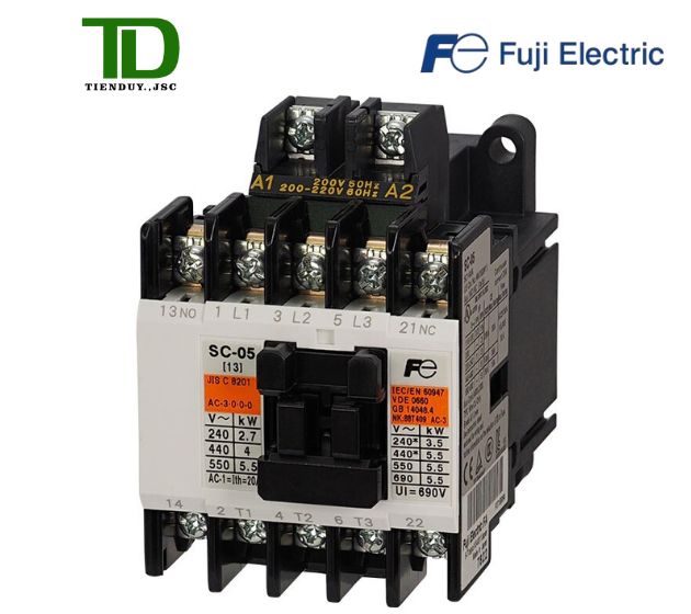 Contactor Fuji SC-05 110V 12A 5.5kW NO+NC Contactor Fuji SC-05 110V 12A 5.5kW NO+NC
