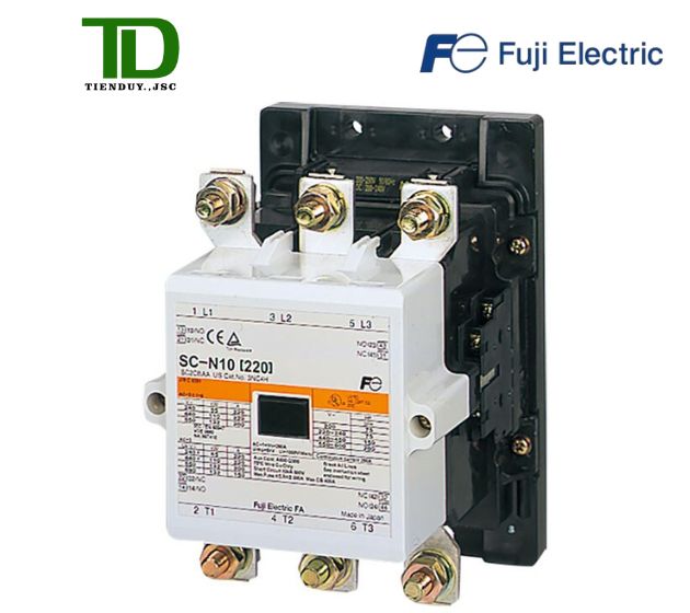 Contactor Fuji SC-N10 110V 220A 110kW 2NO+2NC Contactor Fuji SC-N10 110V 220A 110kW 2NO+2NC