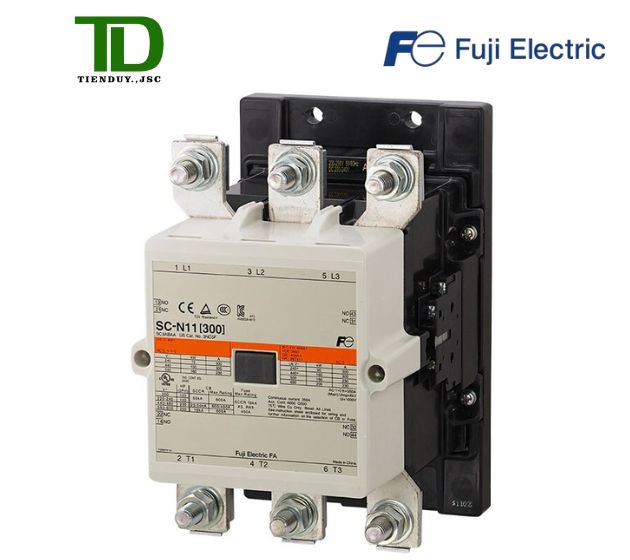 Contactor Fuji SC-N11 110V 300A 160kW 2NO+2NC Contactor Fuji SC-N11 110V 300A 160kW 2NO+2NC
