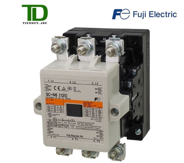 Contactor Fuji SC-N6 110V 125A 60kW 2NO+2NC Contactor Fuji SC-N6 110V 125A 60kW 2NO+2NC