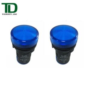 Đèn báo ILEC IL13-22CS-B Ø22 màu xanh dương nắp vòm