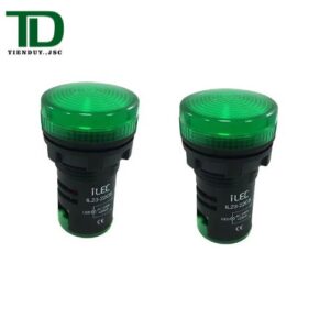 Đèn báo ILEC IL13-22CS-G Ø22 màu xanh nắp vòm