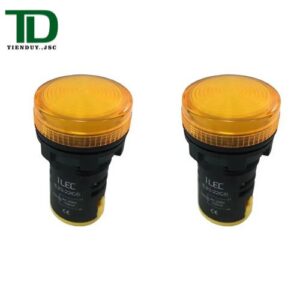Đèn báo ILEC IL13-22CS-Y Ø22 màu vàng nắp vòm