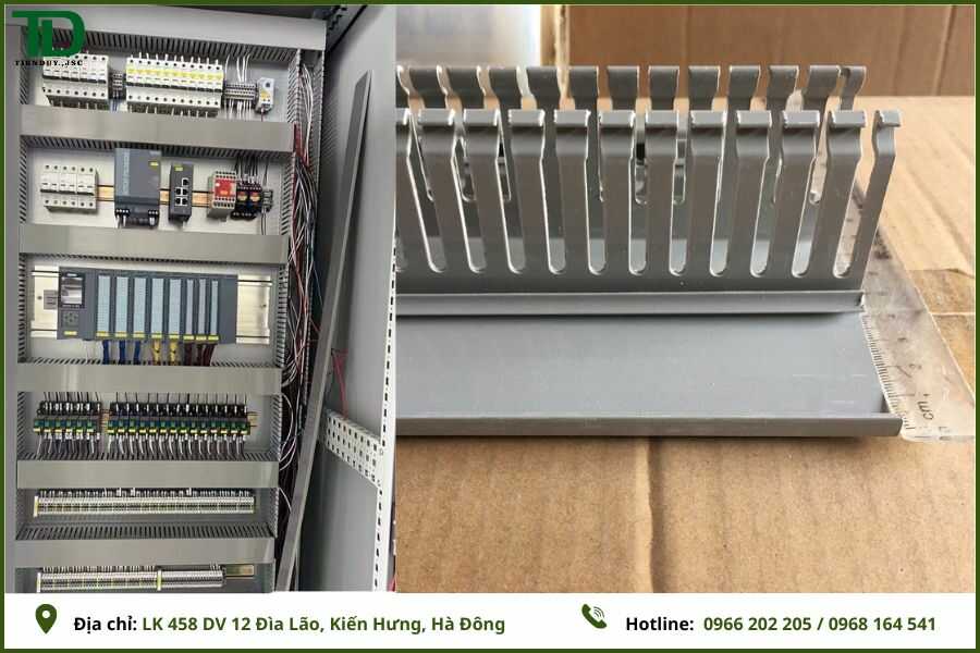 lắp đặt Máng nhựa tủ điện 40x60