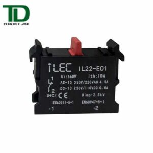 Tiếp điểm phụ ILEC IL22-E01 Ø22