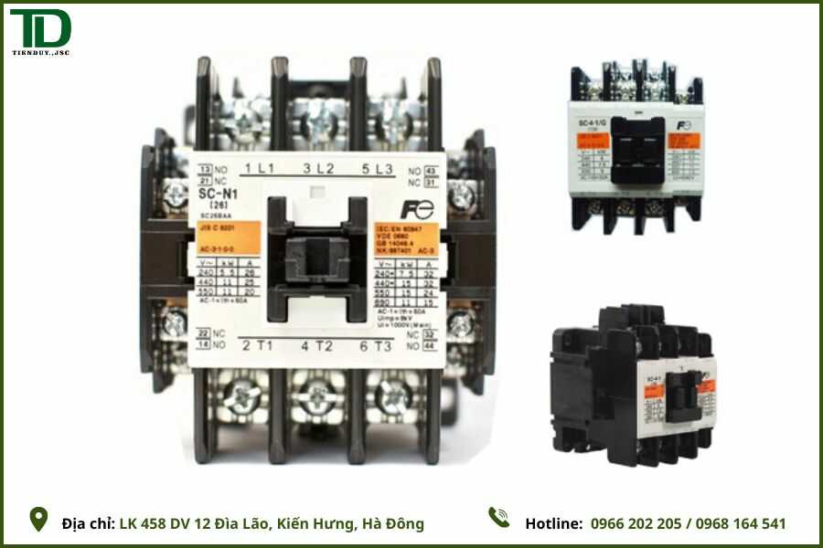 Cấu tạo khởi động từ Fuji và nguyên lý hoạt động chi tiết 1 cấu tạo khởi động từ Fuji