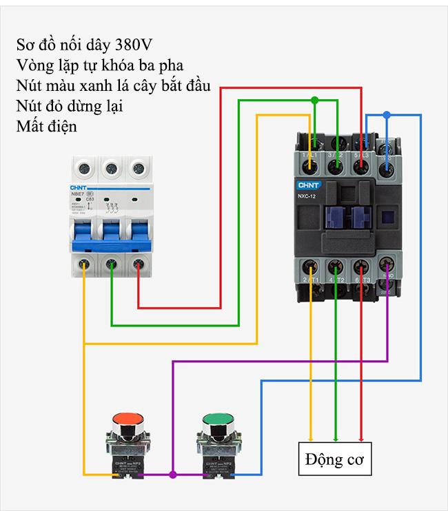 nguyên lý hoạt động khởi động từ 3 pha