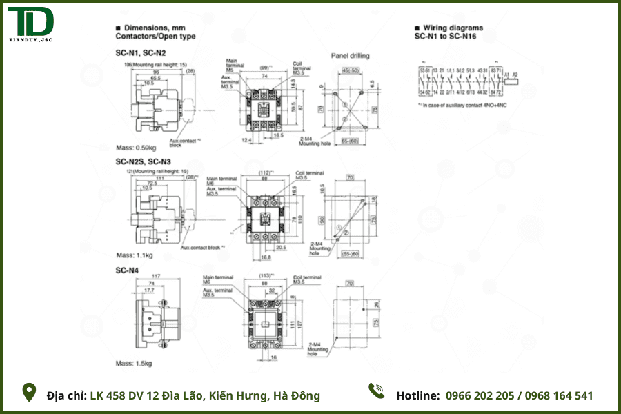 Cấu tạo khởi động từ Fuji và nguyên lý hoạt động chi tiết 4 sơ đồ cấu tạo khởi động từ 2