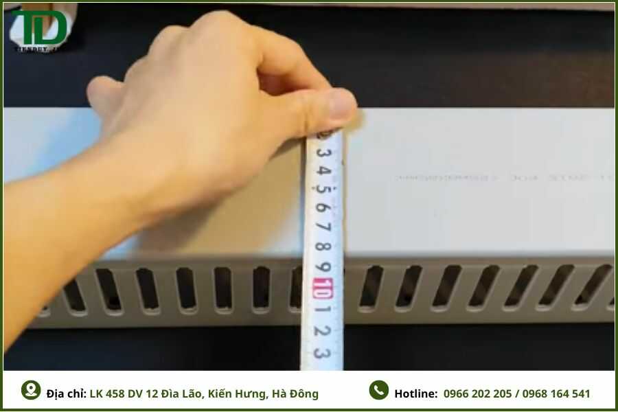 Hướng dẫn lắp đặt máng nhựa tủ điện (Đo Và Cắt Máng Nhựa)