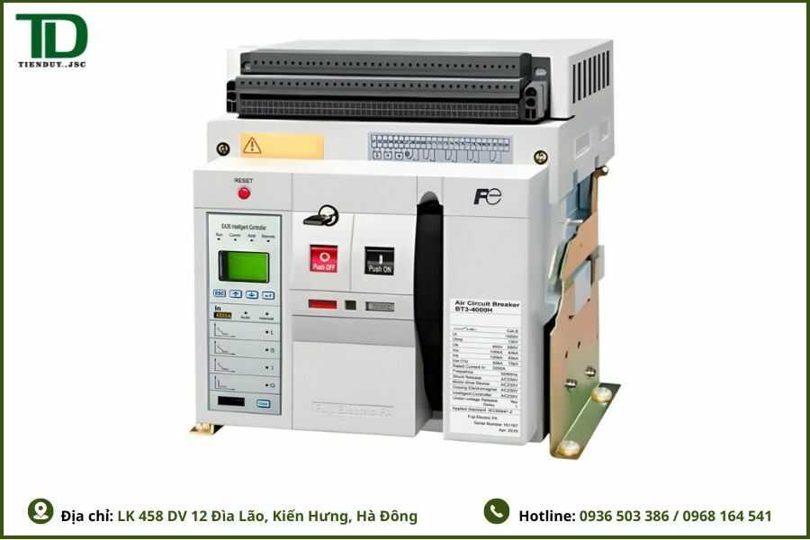 Máy cắt không khí ACB là gì? Cấu tạo, nguyên lý và cách chọn 6 BT3-4000HX/44000E 4P 4000A 100kA – Máy cắt ACB Fuji