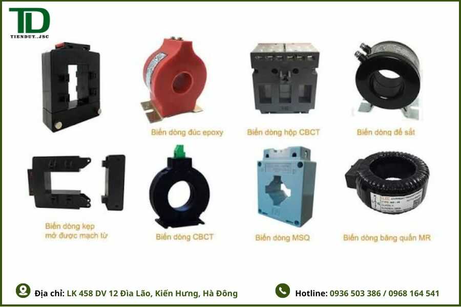 Các loại biến dòng CT phổ biến hiện nay