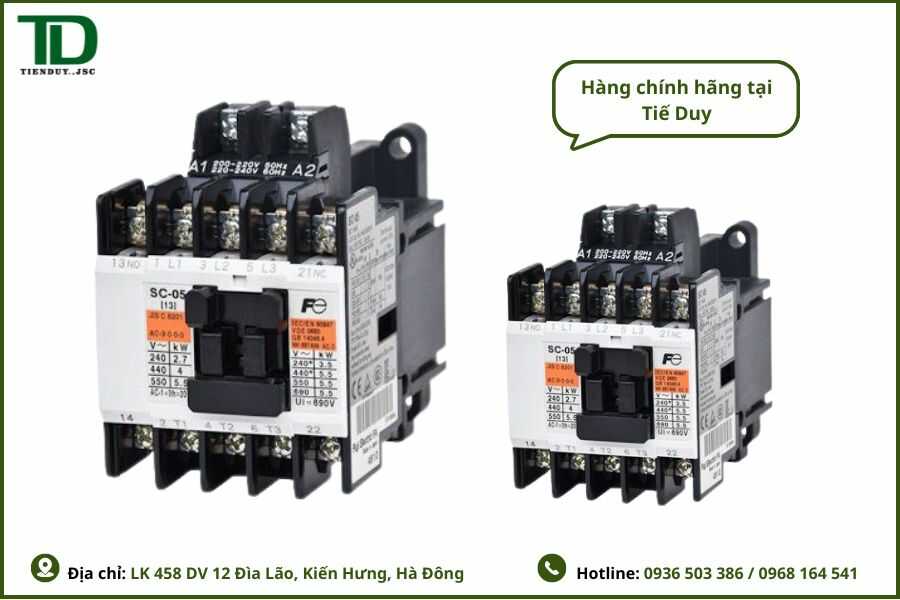 Contactor Fuji Chính Hãng, Chất Lượng Cao 6 Chọn Contactor Fuji Chính Hãng Tại Tiến Duy