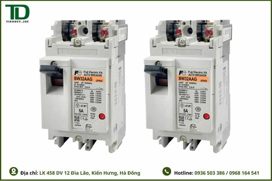 Thiết bị điện công nghiệp là gì? Hướng dẫn chi tiết 6 Thiết bị điện công nghiệp (MCCB Fuji Electric)