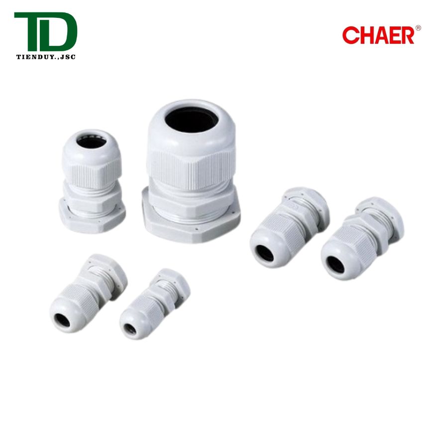 Ốc xiết cáp PG-25 CHAER màu xám Ốc xiết cáp PG-25 CHAER màu xám