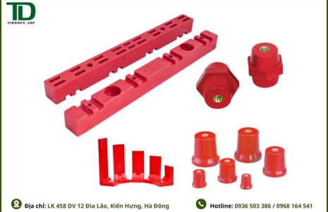 Kẹp đỡ thanh cái busbar dạng rãnh cách điện Kẹp đỡ thanh cái busbar dạng rãnh cách điện